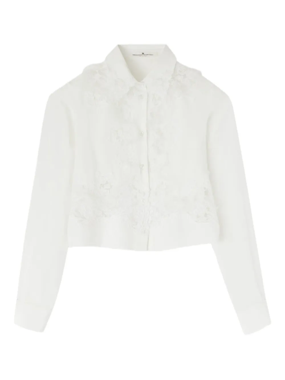 Шелковая рубашка с кружевом Ermanno Scervino, нейтральный
Шелковая рубашка с кружевом Ermanno Scervino, нейтральный
