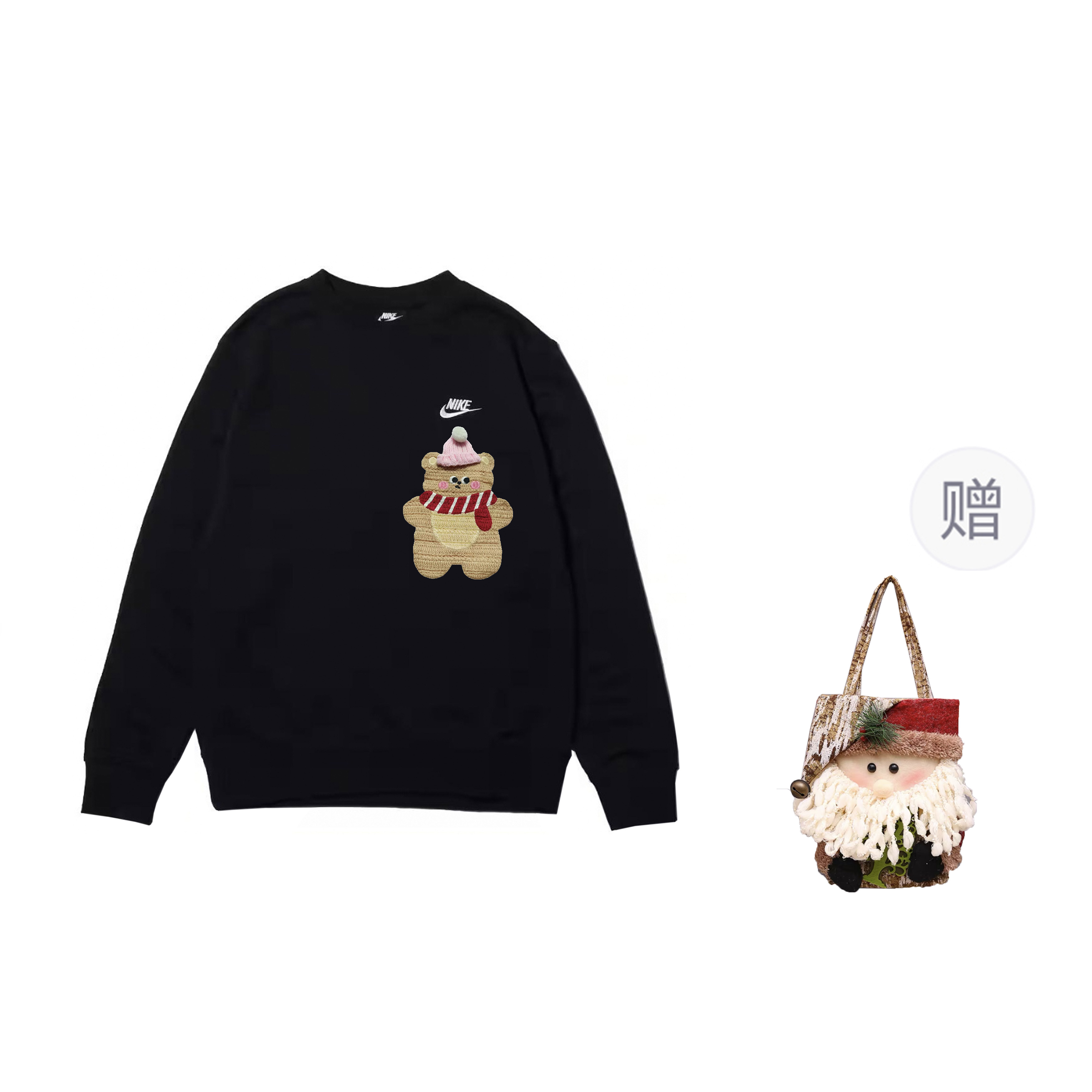 Nike Свитшот унисекс черный, в комплекте подарочная сумка
Nike Свитшот унисекс черный, в комплекте подарочная сумка