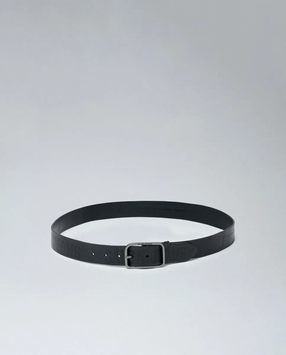 Мужской кожаный ремень с фирменной отделкой Salsa Jeans, чёрный
Мужской кожаный ремень с фирменной отделкой Salsa Jeans, чёрный