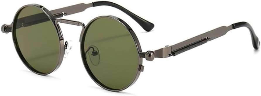 Классические панк-солнцезащитные очки для женщин, зеркальные круглые металлические солнцезащитные очки с антибликовым покрытием, винтажные мужские очки для вождения, защита от УФ-излучения UV400 KTUCN, 12
Классические панк-солнцезащитные очки для женщин, зеркальные круглые металлические солнцезащитные очки с антибликовым покрытием, винтажные мужские очки для вождения, защита от УФ-излучения UV400 KTUCN, 12