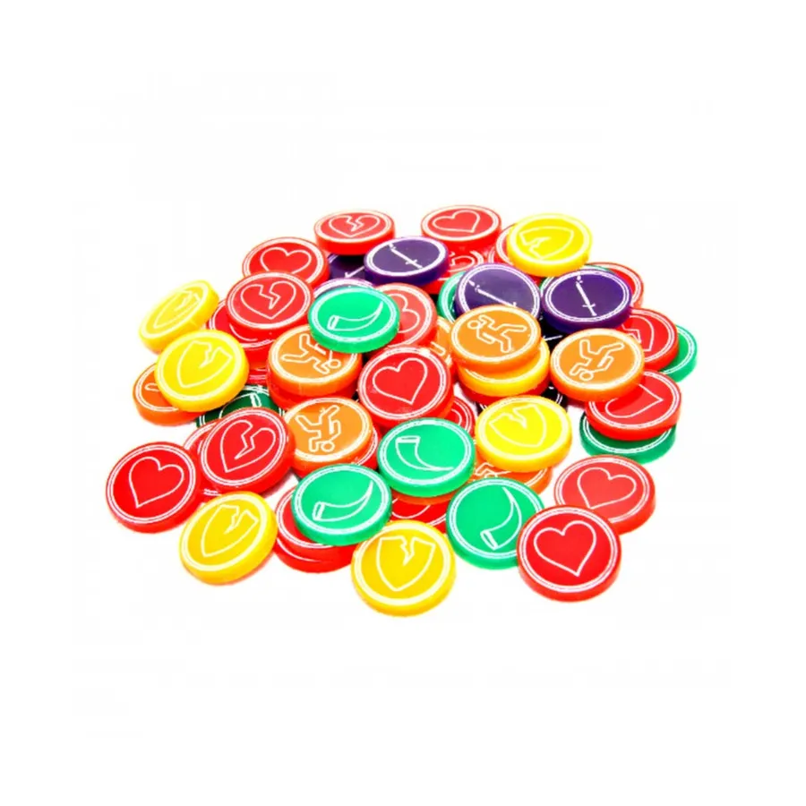 Набор жетонов — жетоны действий, Laser Warriors - Markers & Tokens
Набор жетонов — жетоны действий, Laser Warriors - Markers & Tokens