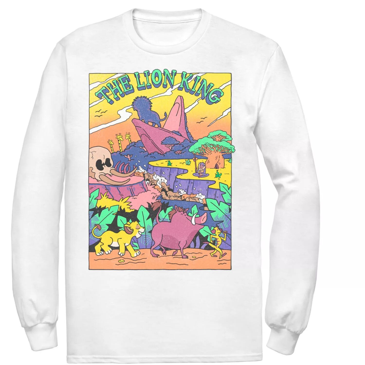 Мужская красочная футболка Disney King Lion King Legend of Lion King Licensed Character, белый
Мужская красочная футболка Disney King Lion King Legend of Lion King Licensed Character, белый