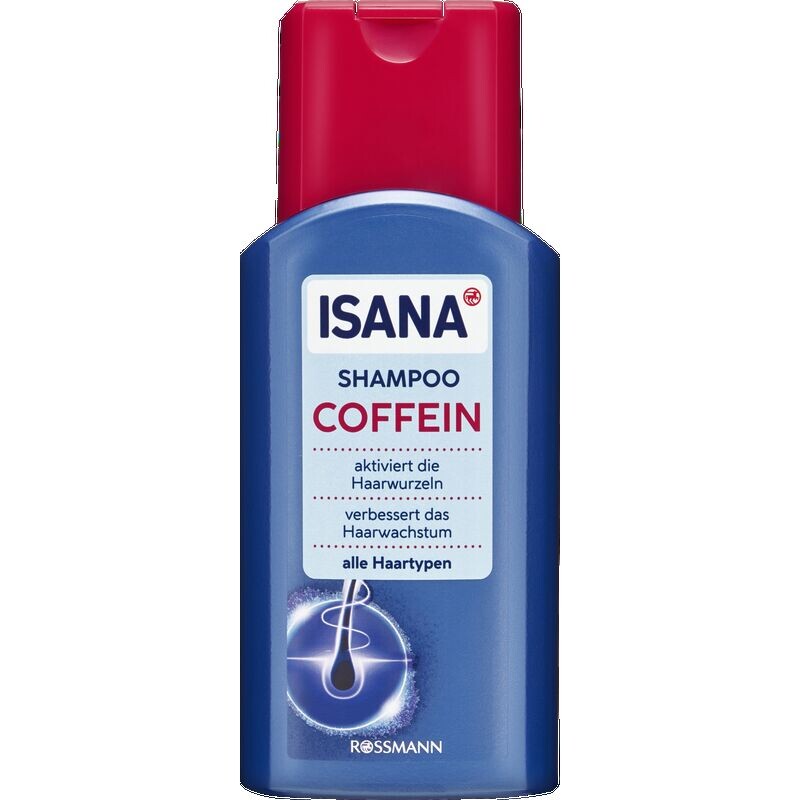 Шампунь с кофеином ISANA, 250 ml
Шампунь с кофеином ISANA, 250 ml