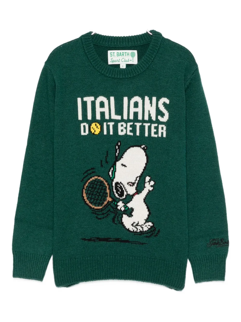 Свитер tennis snoopy Mc2 Saint Barth Kids, зеленый
Свитер tennis snoopy Mc2 Saint Barth Kids, зеленый