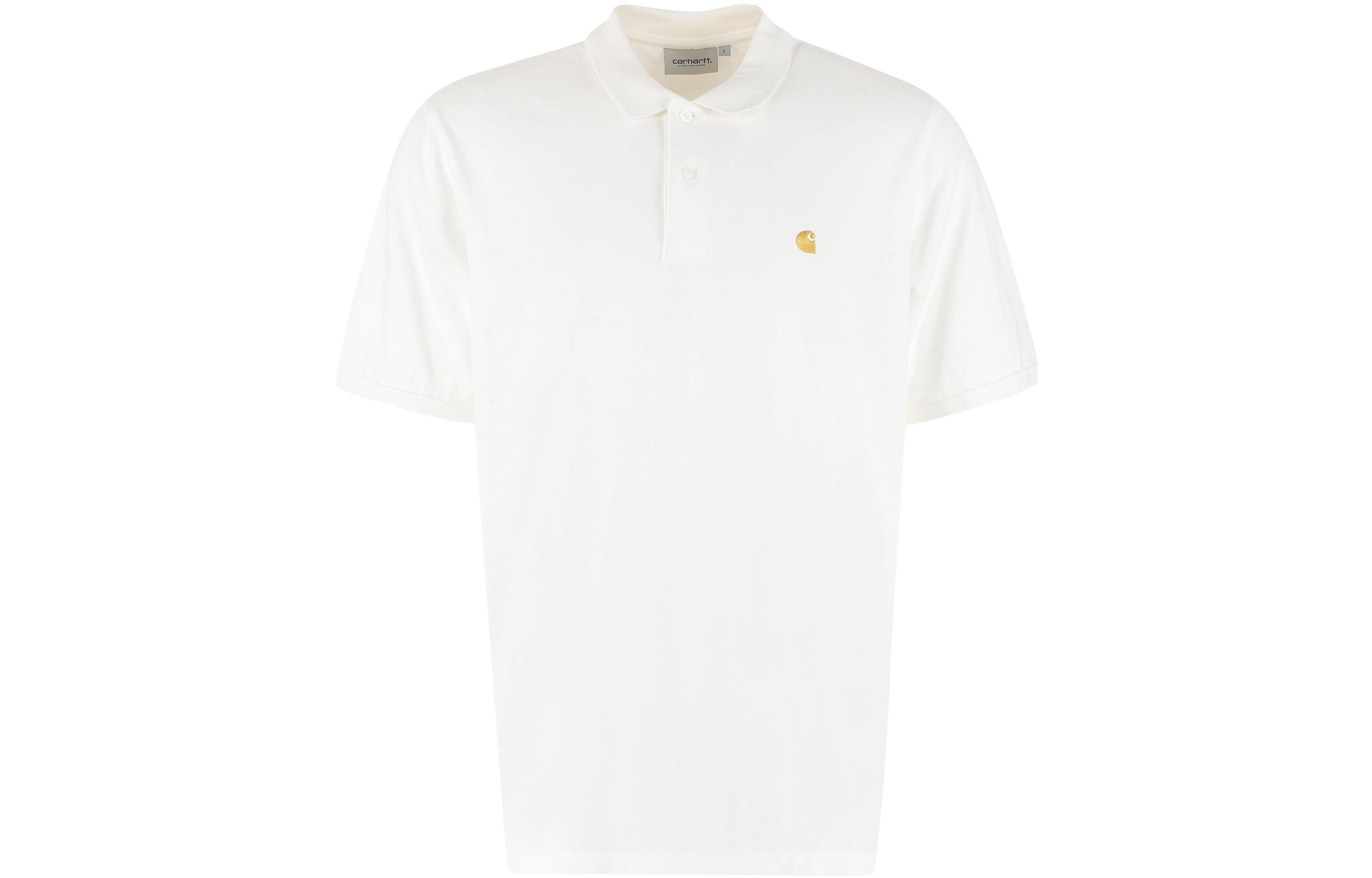 Поло с коротким рукавом и вышитым логотипом Carhartt WIP, белый
Поло с коротким рукавом и вышитым логотипом Carhartt WIP, белый