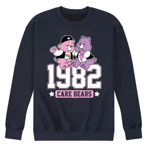 Мужская флисовая толстовка Care Bears Varsity 1982 Licensed Character, синий 
Мужская флисовая толстовка Care Bears Varsity 1982 Licensed Character, синий