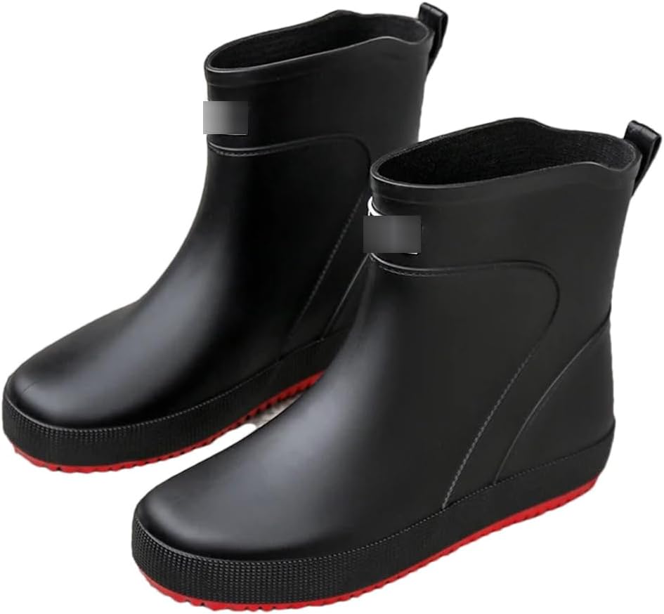 Мужские утепленные резиновые ботинки Wjnvfioo, водонепроницаемые галоши, рыболовные сапоги, рабочая обувь для сада, черный/красный
Мужские утепленные резиновые ботинки Wjnvfioo, водонепроницаемые галоши, рыболовные сапоги, рабочая обувь для сада, черный/красный