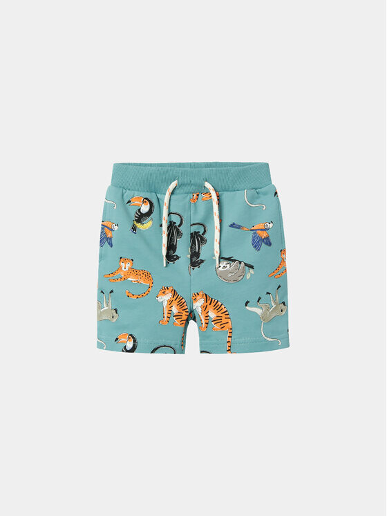 Спортивные шорты стандартного кроя Name It, зеленый 
Спортивные шорты стандартного кроя Name It, зеленый