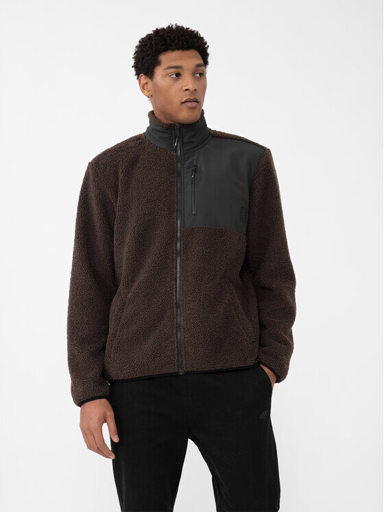 Флисовая куртка стандартного кроя 4F, коричневый
Флисовая куртка стандартного кроя 4F, коричневый