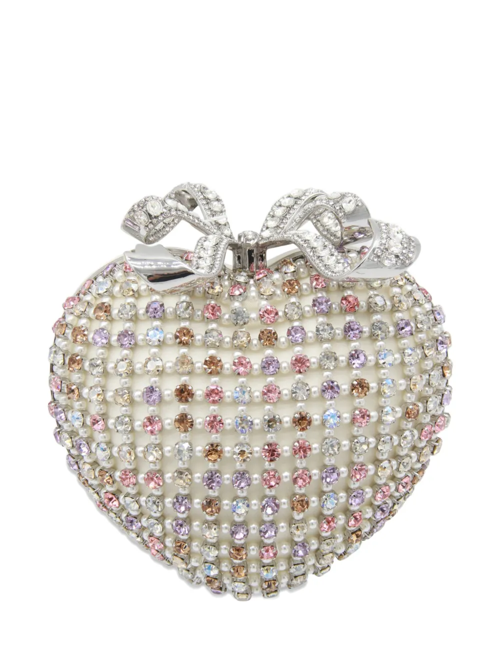 Клатч, украшенный кристаллами Self-Portrait, серебяный
Клатч, украшенный кристаллами Self-Portrait, серебяный