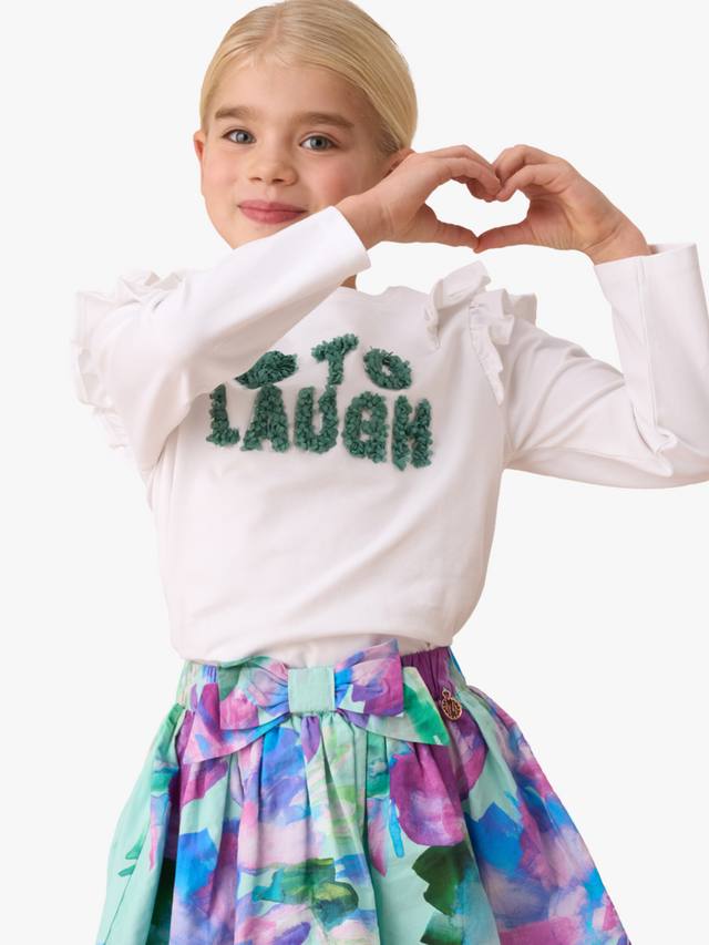 Детский топ с рюшами на плечах Love to Laugh Angel & Rocket, White
Детский топ с рюшами на плечах Love to Laugh Angel & Rocket, White