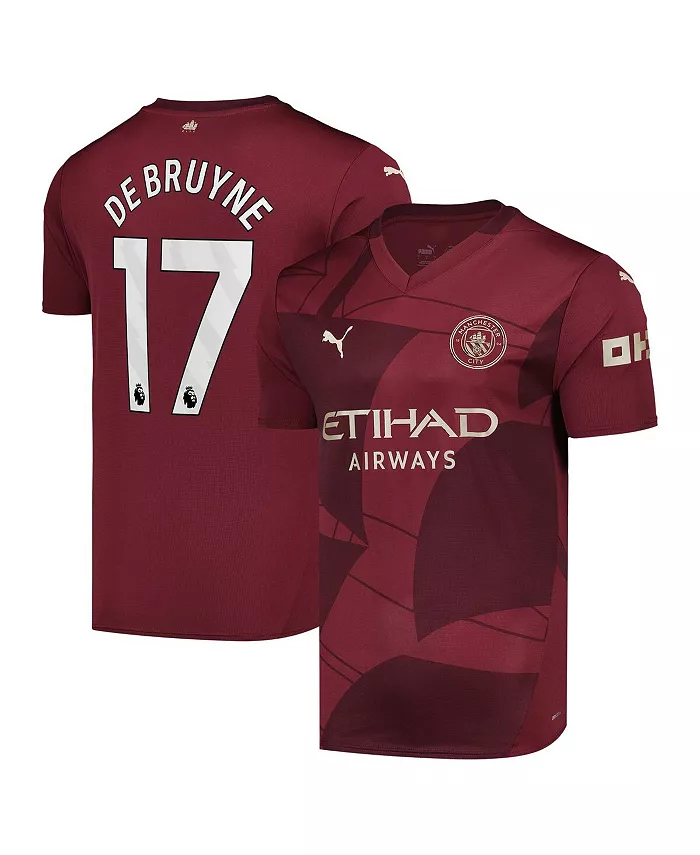 Мужская футболка Kevin De Bruyne бордового цвета Manchester City 2024/25 Third Replica Player Jersey Puma
Мужская футболка Kevin De Bruyne бордового цвета Manchester City 2024/25 Third Replica Player Jersey Puma