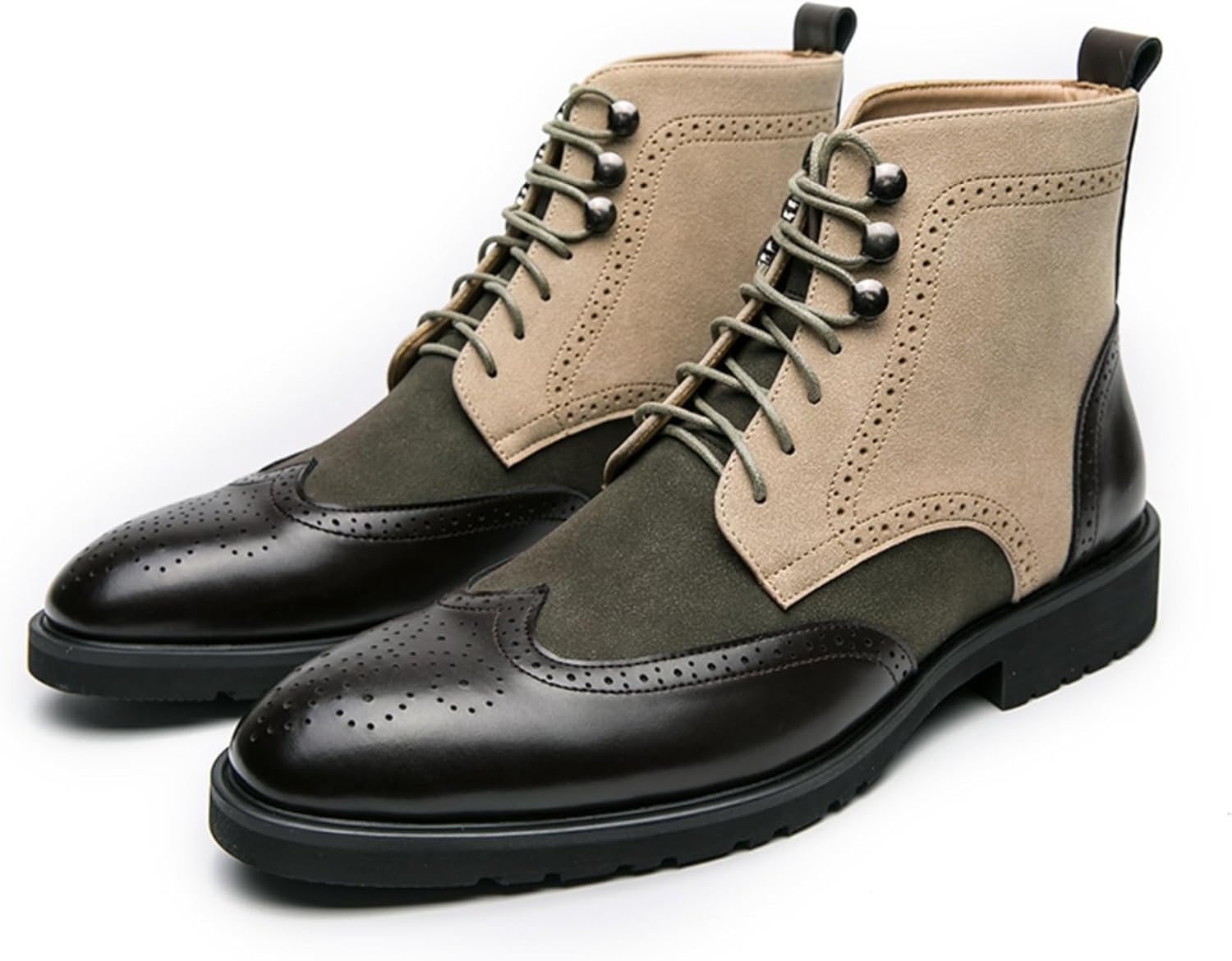 Мужские ретро ботинки броги из разноцветной кожи, шнурованные, с кальными носками типа тип, ботинки чукка до щиколотки, высокие, нескользящие, повседневные для работы, офиса, нарядные и для улицы Boaobaihuo
Мужские ретро ботинки броги из разноцветной кожи, шнурованные, с кальными носками типа тип, ботинки чукка до щиколотки, высокие, нескользящие, повседневные для работы, офиса, нарядные и для улицы Boaobaihuo