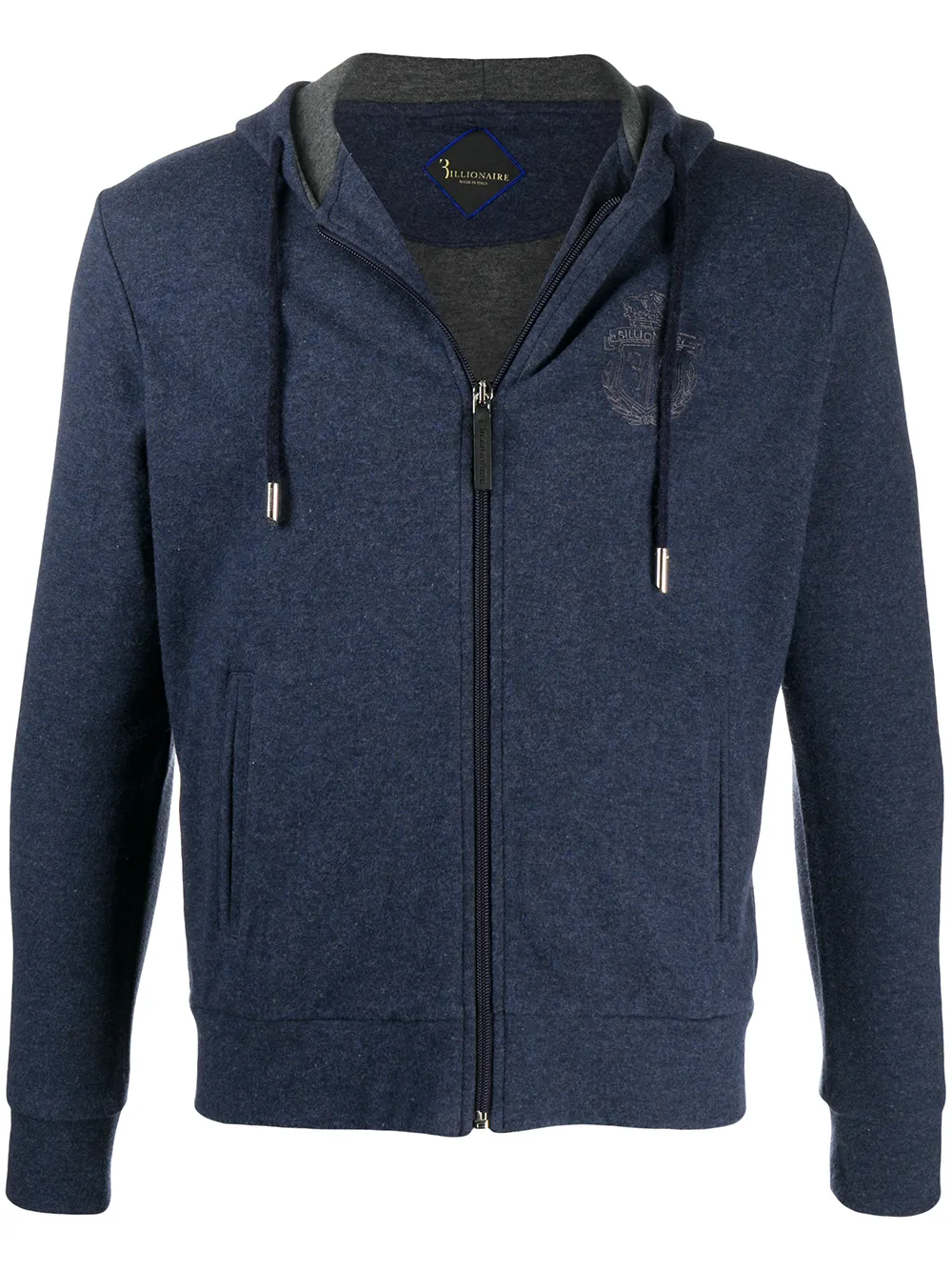 Худи с логотипом Billionaire, синий
Худи с логотипом Billionaire, синий