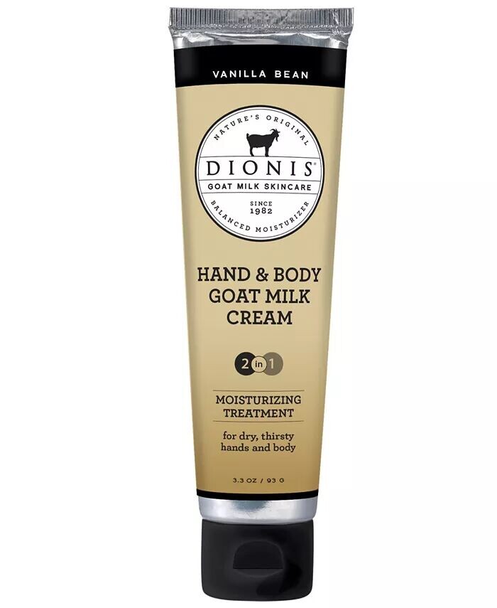 Крем для рук и тела с козьим молоком - стручки ванили Dionis
Крем для рук и тела с козьим молоком - стручки ванили Dionis