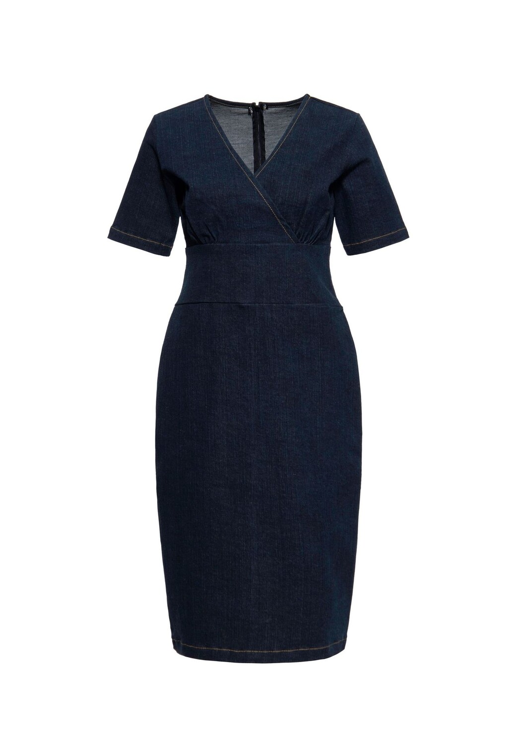 Платье-футляр с запахом декольте QUEEN KEROSIN, цвет Denim
Платье-футляр с запахом декольте QUEEN KEROSIN, цвет Denim