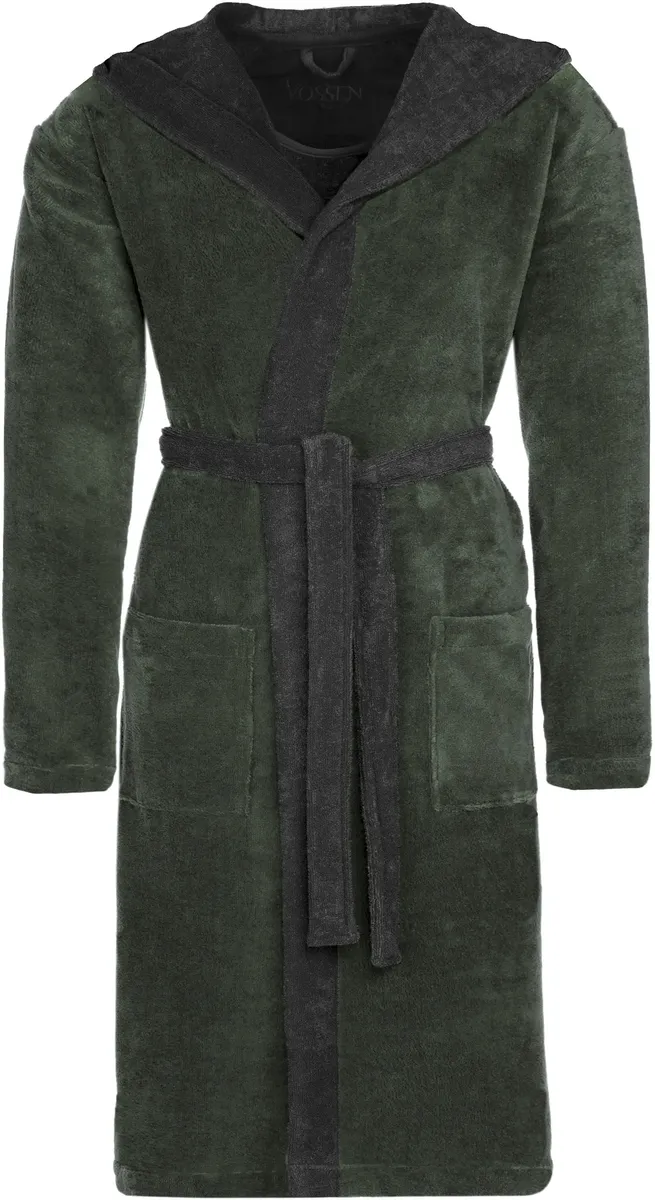 Халат унисекс Vossen "Мак", цвет Mud Green/Anthrazit
Халат унисекс Vossen "Мак", цвет Mud Green/Anthrazit