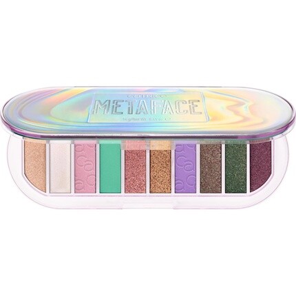 Палитра теней для век Catrice METAFACE C01 Multicolor, 10 цветов 
Палитра теней для век Catrice METAFACE C01 Multicolor, 10 цветов