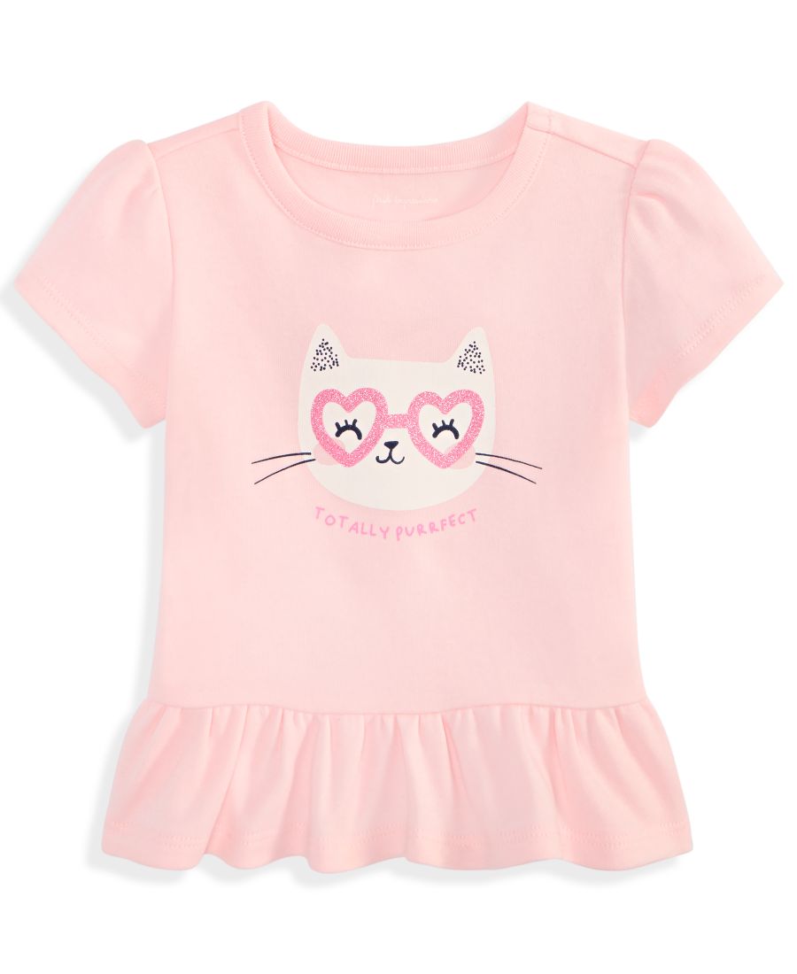 Детская футболка с короткими рукавами и принтом Кошачьи очки для девочек First Impressions, Pink Polish
Детская футболка с короткими рукавами и принтом Кошачьи очки для девочек First Impressions, Pink Polish