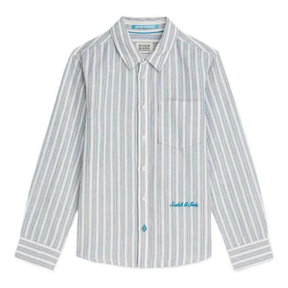 Рубашка с длинными рукавами из льна Scotch & Soda 181961, серый
Рубашка с длинными рукавами из льна Scotch & Soda 181961, серый