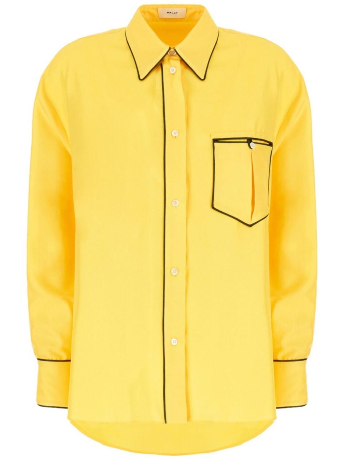 Шелковая рубашка Bally, желтый
Шелковая рубашка Bally, желтый