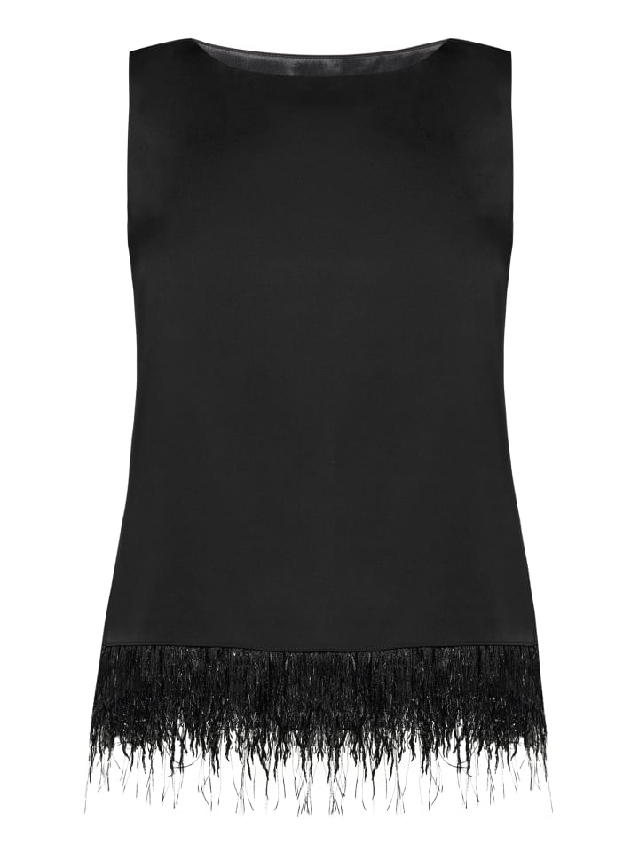 Майка с вырезом-лодочкой черного цвета Vera Mont
Майка с вырезом-лодочкой черного цвета Vera Mont