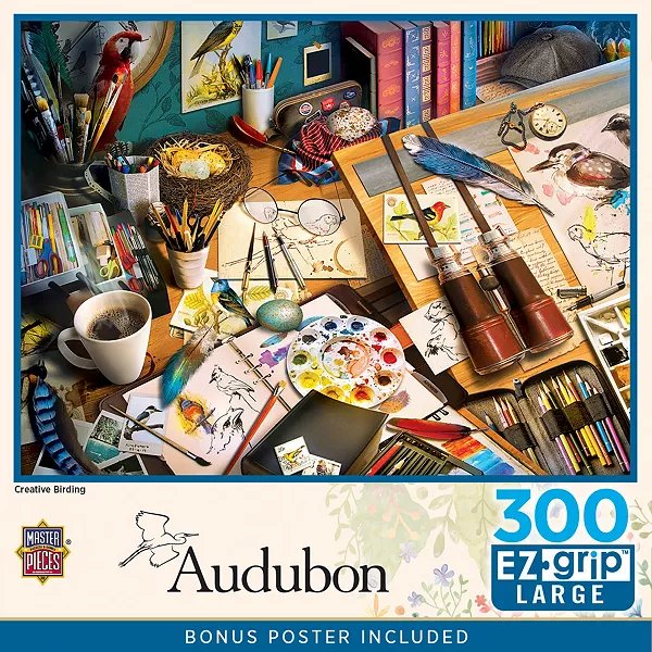 Шедевры Audubon Creative Birding, пазл из 300 деталей EZ Grip Masterpieces Puzzles, multicolor
Шедевры Audubon Creative Birding, пазл из 300 деталей EZ Grip Masterpieces Puzzles, multicolor