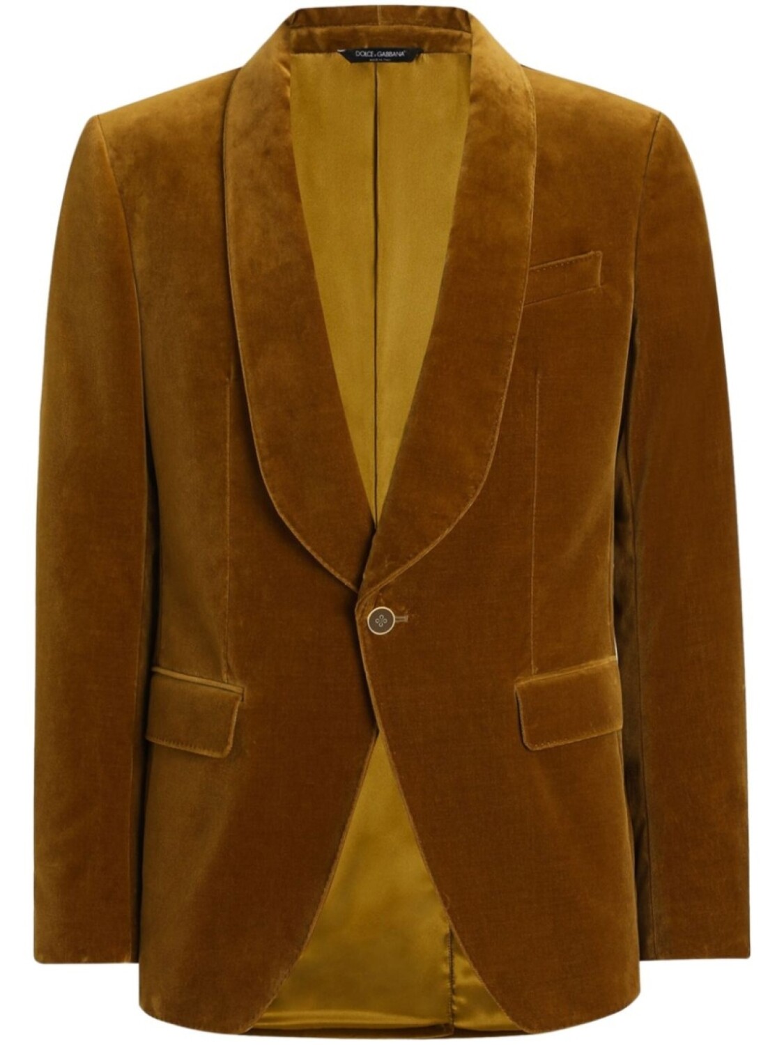 Бархатный блейзер Dolce & Gabbana, оранжевый
Бархатный блейзер Dolce & Gabbana, оранжевый