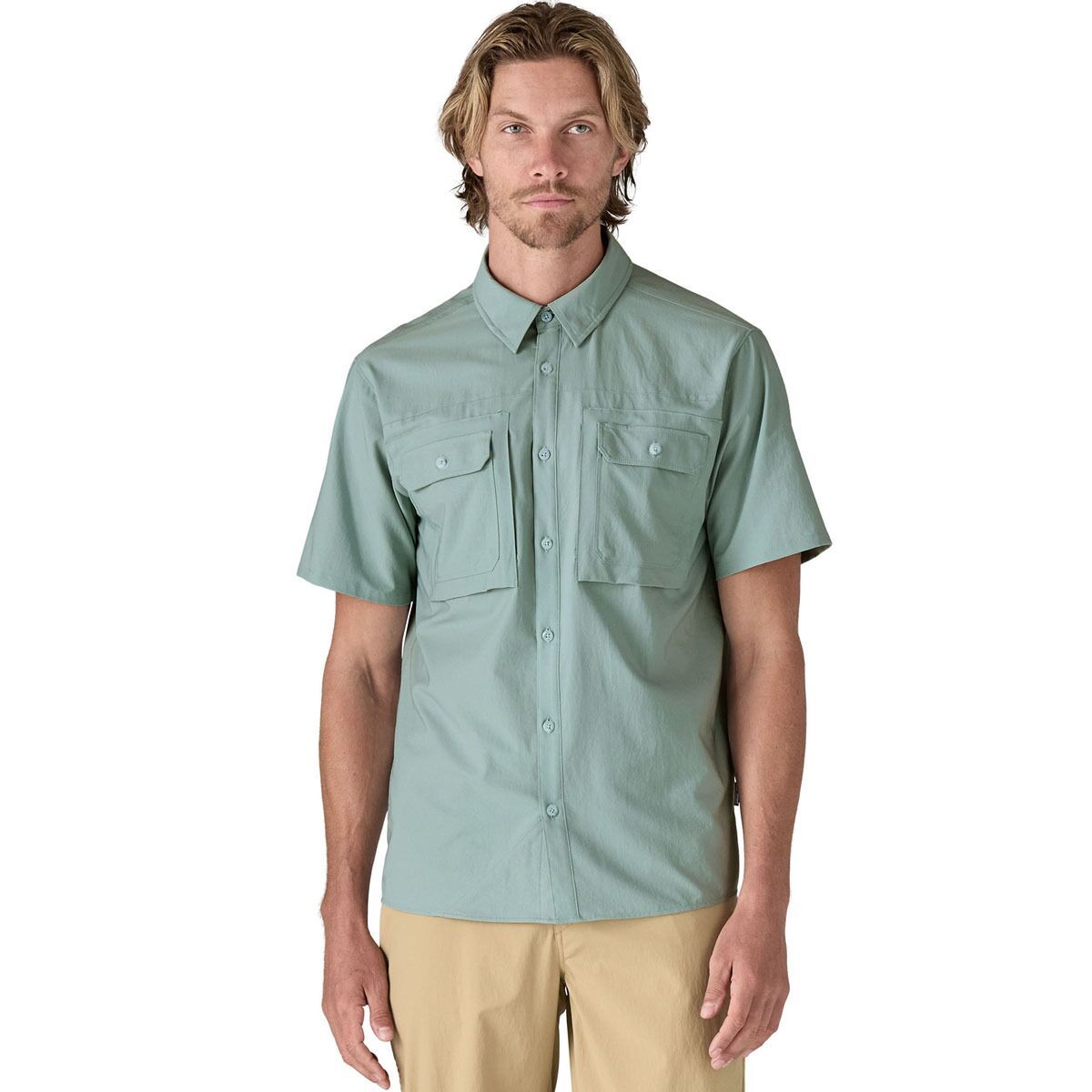 Саморегулирующаяся солнцезащитная рубашка Patagonia, синий
Саморегулирующаяся солнцезащитная рубашка Patagonia, синий