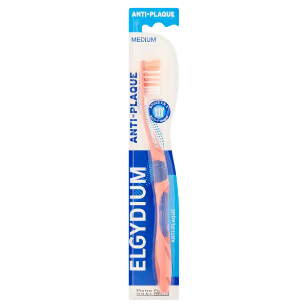 Зубная щетка средней жесткости, 1 шт. Elgydium Anti-Plaque
Зубная щетка средней жесткости, 1 шт. Elgydium Anti-Plaque