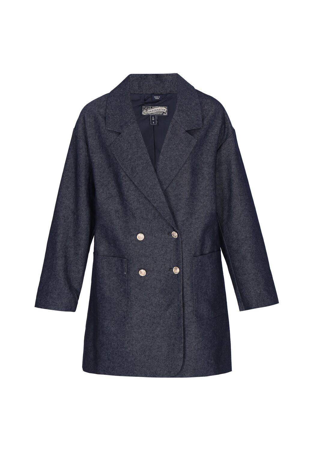 DreiMaster Vintage Демисезонное пальто в цвете Navy
DreiMaster Vintage Демисезонное пальто в цвете Navy