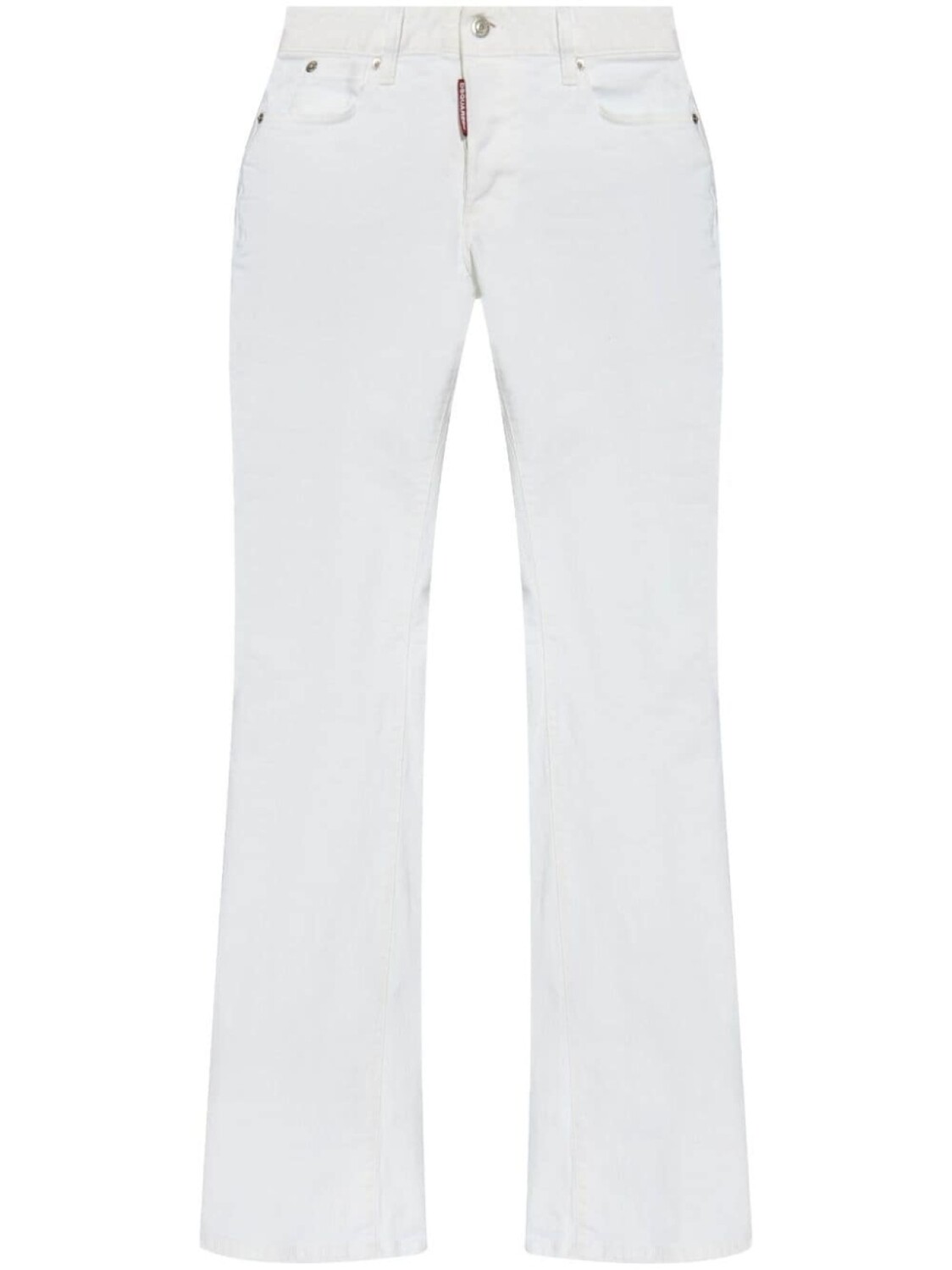 Dsquared2 джинсы с нашивкой-логотипом, белый 
Dsquared2 джинсы с нашивкой-логотипом, белый