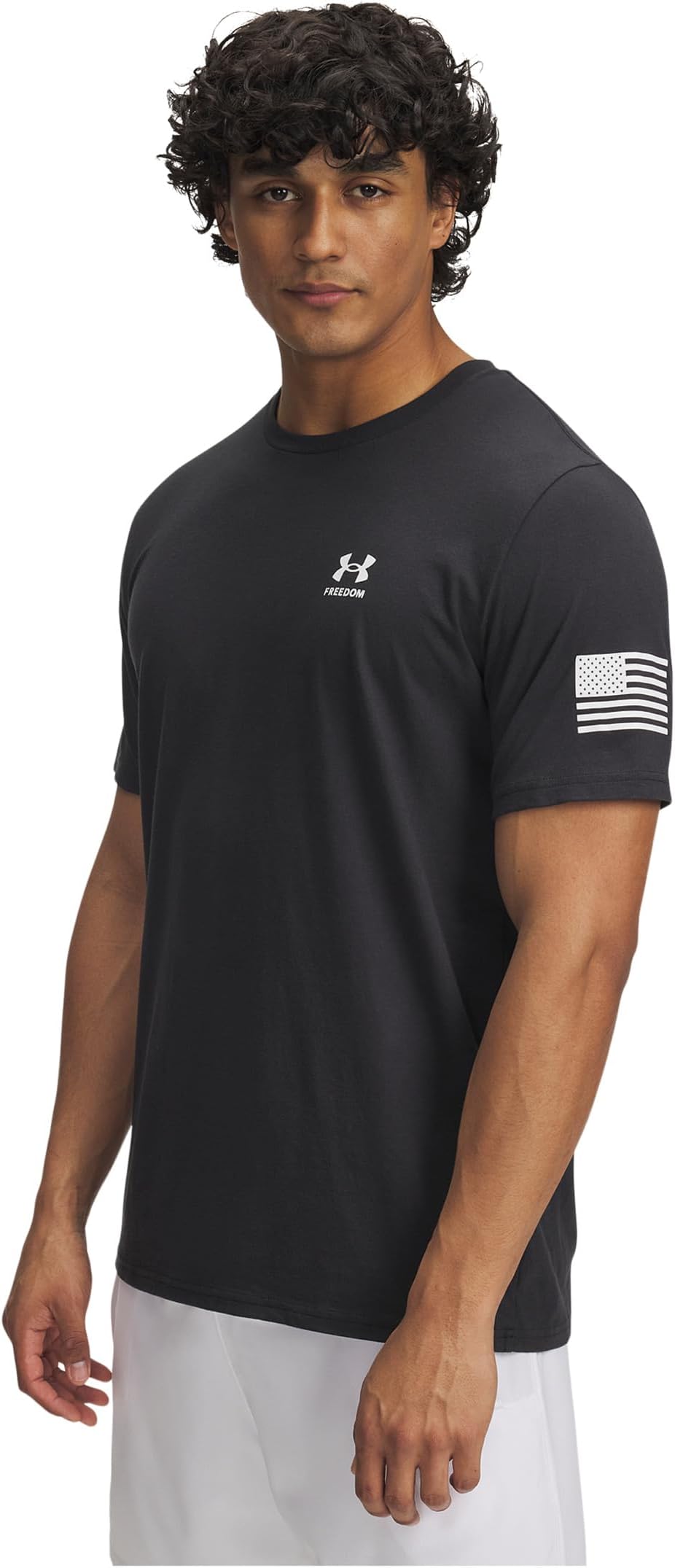 Мужская футболка с коротким рукавом и принтом Флаг Свободы Under Armour, Black/White
Мужская футболка с коротким рукавом и принтом Флаг Свободы Under Armour, Black/White