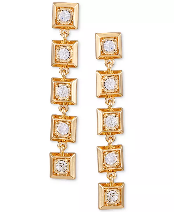 Серьги-Капельки с квадратными линейными камнями золотистого оттенка с паве T Tahari, gold
Серьги-Капельки с квадратными линейными камнями золотистого оттенка с паве T Tahari, gold