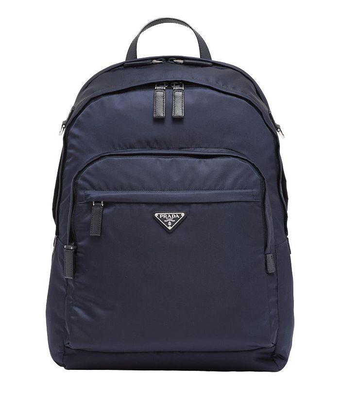Рюкзак из переработанного нейлона и кожи Saffiano Prada, синий
Рюкзак из переработанного нейлона и кожи Saffiano Prada, синий