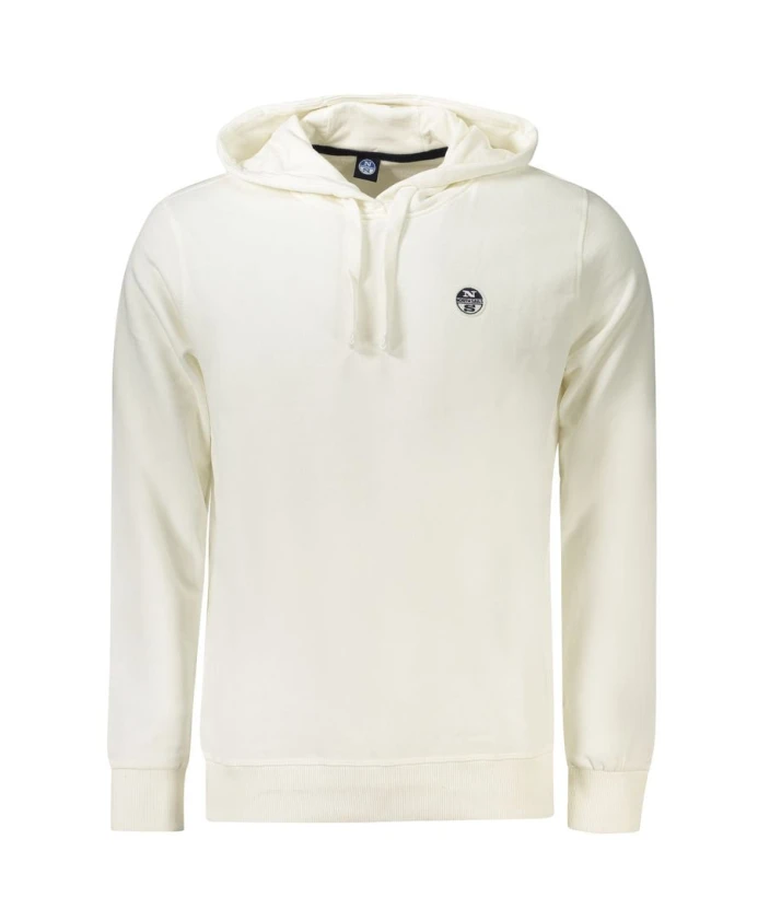 Белая хлопковая толстовка с капюшоном и культовым логотипом. North Sails, белый
Белая хлопковая толстовка с капюшоном и культовым логотипом. North Sails, белый