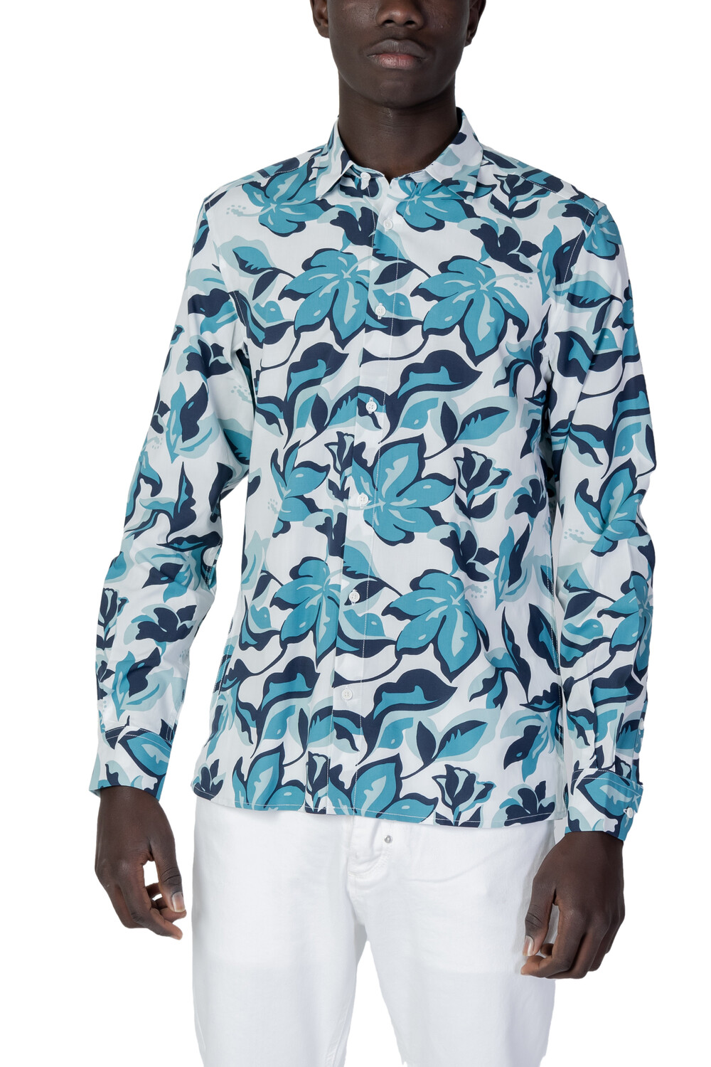 Рубашка Antony Morato с цветочным рисунком, светло-голубой
Рубашка Antony Morato с цветочным рисунком, светло-голубой