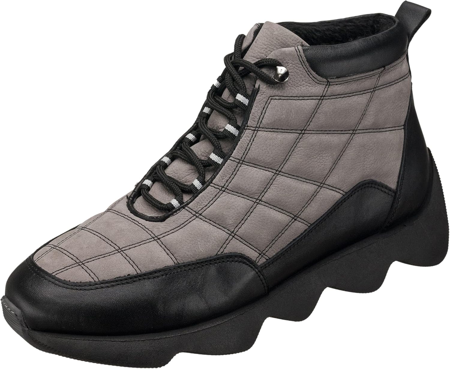 Мужские кроссовки-бутсы DALGALA большого размера из серой кожи ручной работы, повседневные ботинки на шнуровке, серый
Мужские кроссовки-бутсы DALGALA большого размера из серой кожи ручной работы, повседневные ботинки на шнуровке, серый