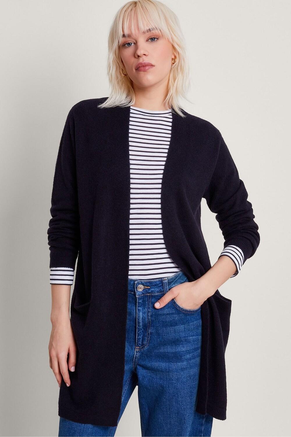 Льняной кардиган удлиненного кроя Monsoon, синий
Льняной кардиган удлиненного кроя Monsoon, синий