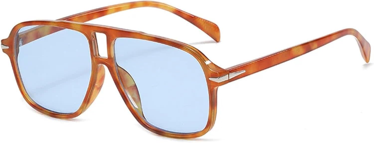 Ретро солнцезащитные очки с двойной перемычкой для женщин, модные, с прозрачными градиентными линзами, защита от УФ-излучения UV400, мужские очки с заклепками TVTBBVV, Amber Blue
Ретро солнцезащитные очки с двойной перемычкой для женщин, модные, с прозрачными градиентными линзами, защита от УФ-излучения UV400, мужские очки с заклепками TVTBBVV, Amber Blue