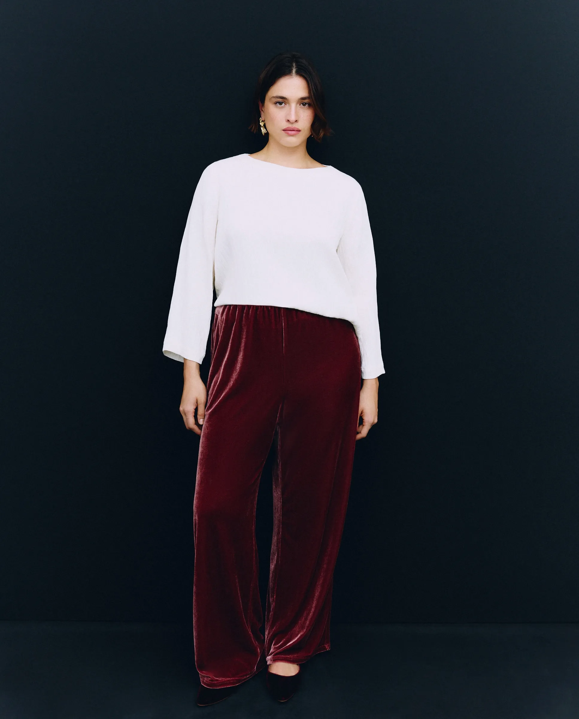 Женская однотонная блуза с длинным рукавом Couchel, белый
Женская однотонная блуза с длинным рукавом Couchel, белый