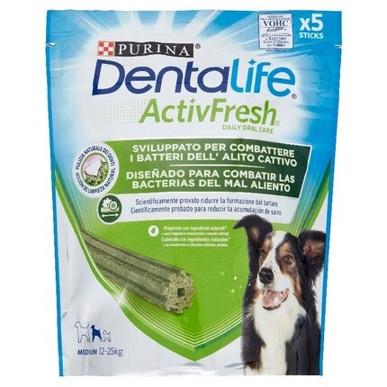 Зубная щетка ActivFresh среднего размера DentaLife
Зубная щетка ActivFresh среднего размера DentaLife