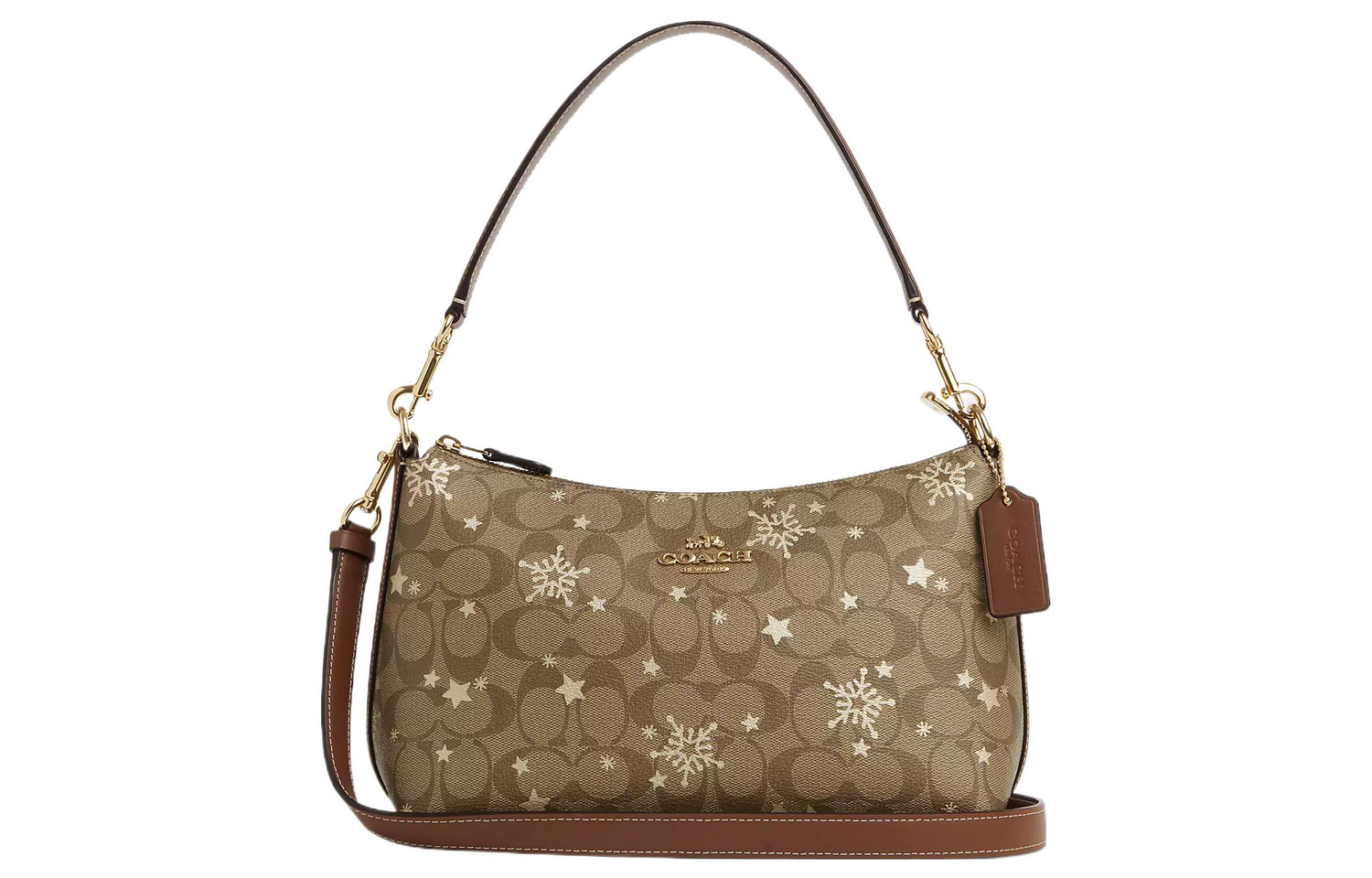 Сумка через плечо Clara Iconic из лакированного холста с гладкой кожей, средний размер, женская, цвет хаки COACH
Сумка через плечо Clara Iconic из лакированного холста с гладкой кожей, средний размер, женская, цвет хаки COACH