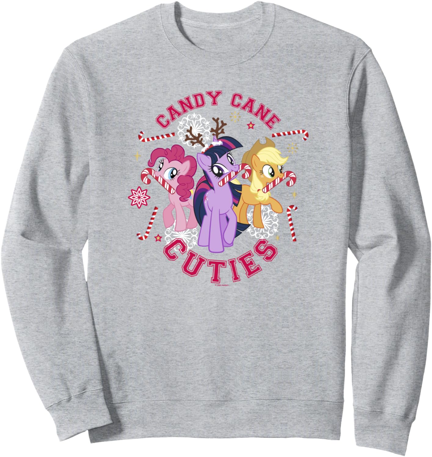 Толстовка My Little Pony: Friendship Is Magic Candy Cane Cuties, серая (серый меланж)
Толстовка My Little Pony: Friendship Is Magic Candy Cane Cuties, серая (серый меланж)