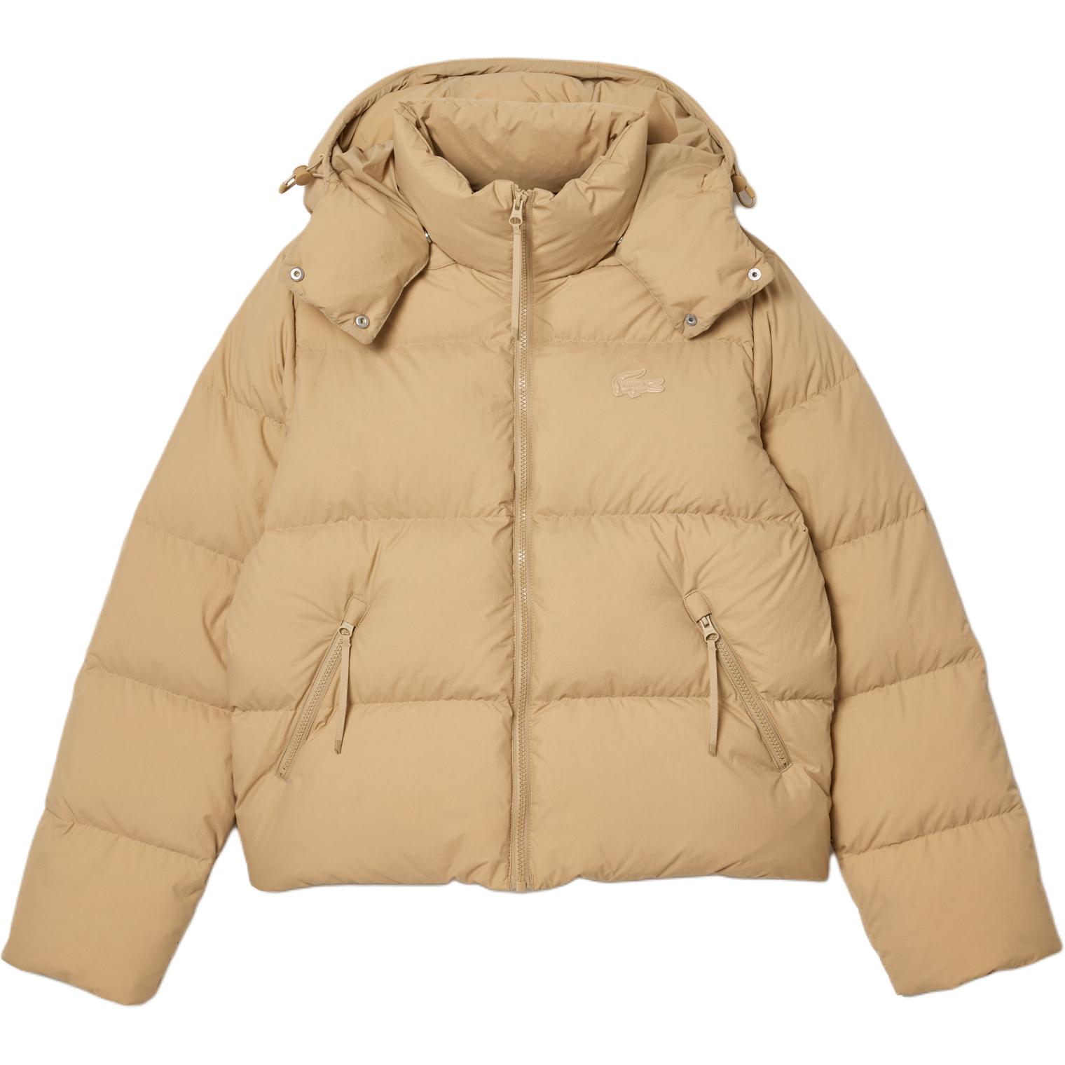 LACOSTE Женский пуховик бежевый Beige, Beige 
LACOSTE Женский пуховик бежевый Beige, Beige
