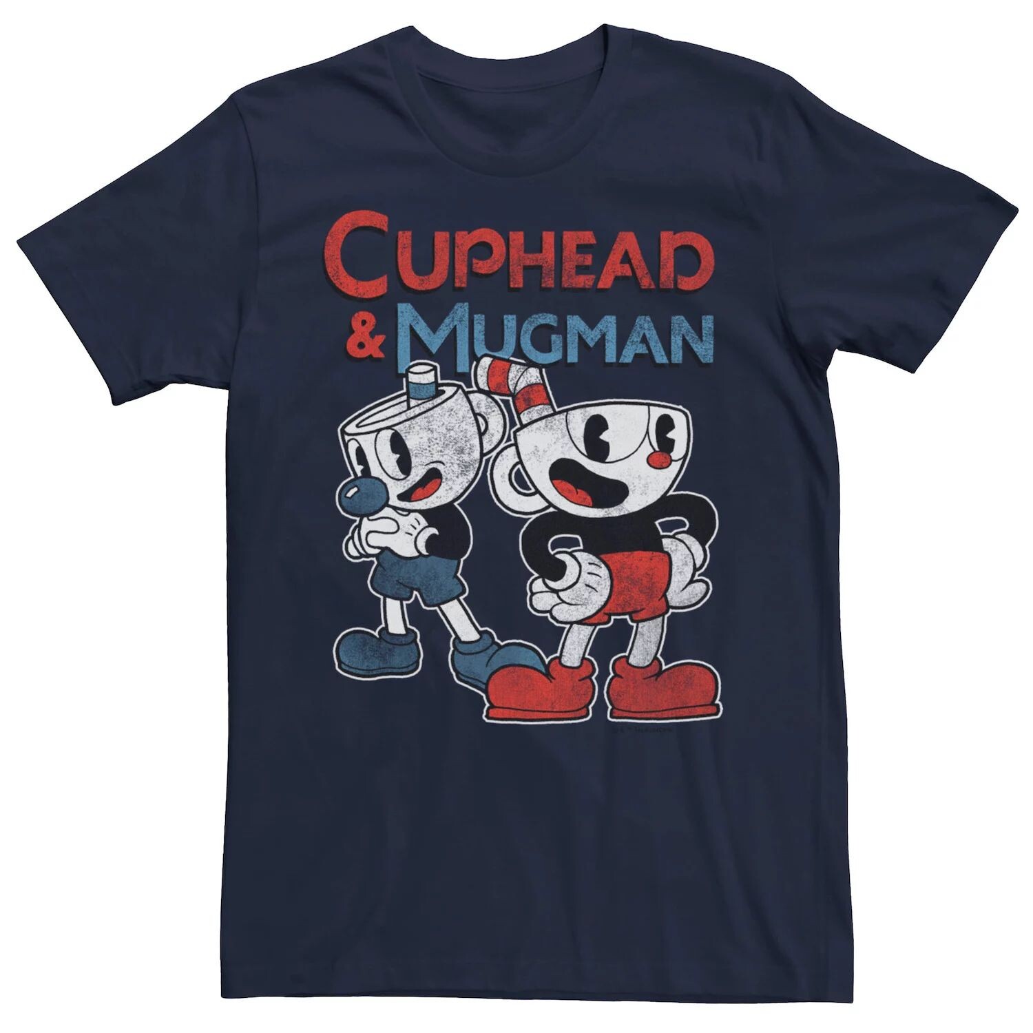 Мужская футболка Cuphead & Mugman Dynamic Duo Licensed Character 
Мужская футболка Cuphead & Mugman Dynamic Duo Licensed Character