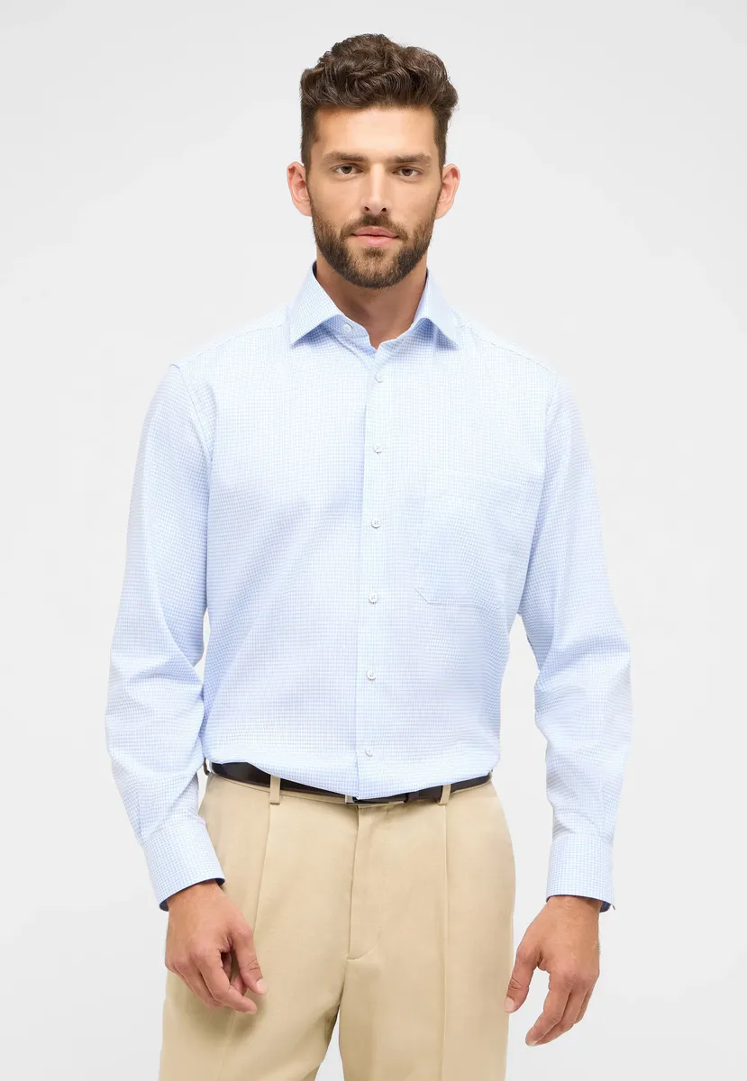 Рубашка Eterna с длинными рукавами "COMFORT FIT", голубой
Рубашка Eterna с длинными рукавами "COMFORT FIT", голубой