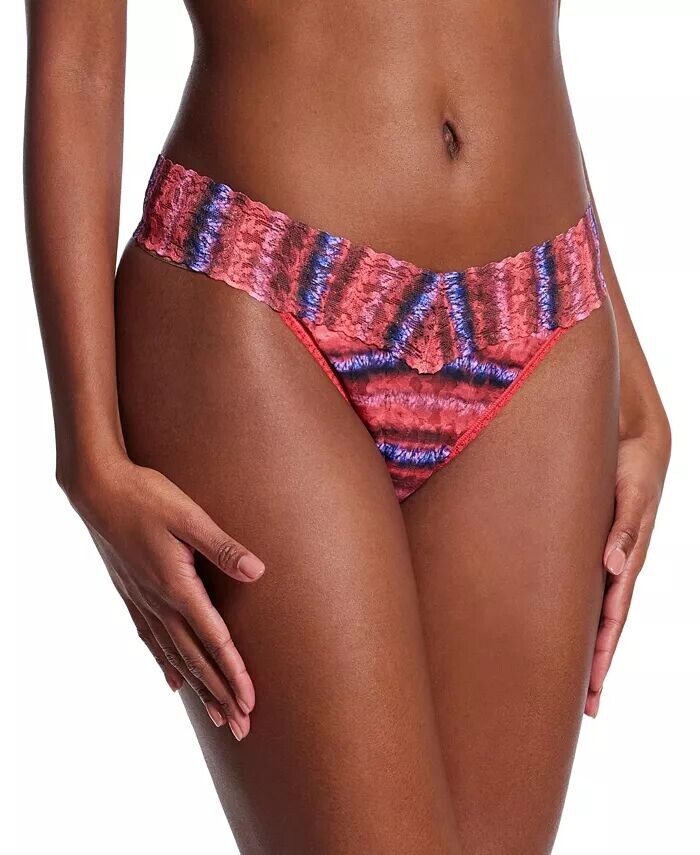 Нижнее белье стринги из фирменного кружева с принтом и оригинальной посадкой Hanky Panky, мультиколор
Нижнее белье стринги из фирменного кружева с принтом и оригинальной посадкой Hanky Panky, мультиколор