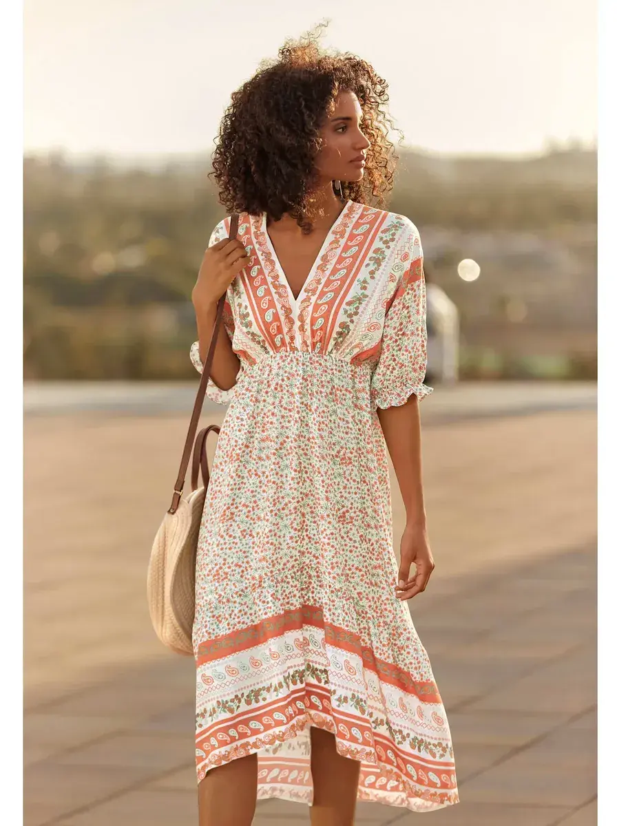 Вдохновение летнее платье "Платье" Inspirationen, оранжевый
Вдохновение летнее платье "Платье" Inspirationen, оранжевый