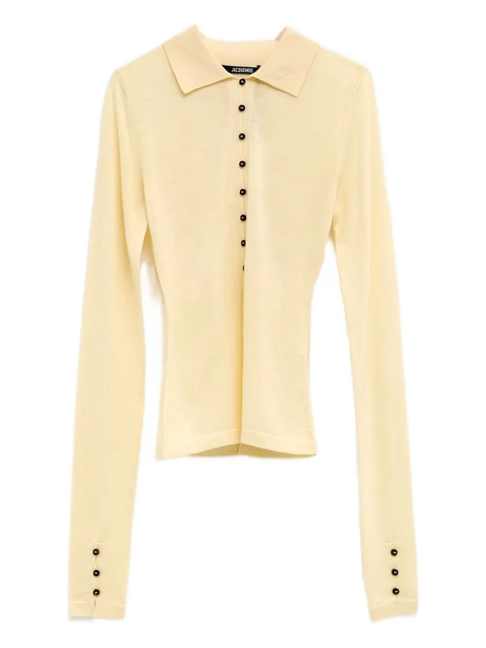 Топ-поло с кнопками Jacquemus, желтый
Топ-поло с кнопками Jacquemus, желтый